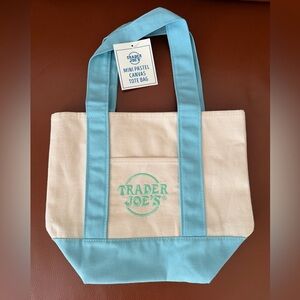 Trader Joe’s Mini Tote Bags - Pastel Blue